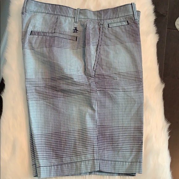 NWOT Penguin by Munsingwear Men’s plaid shorts - Picture 2 of 6
